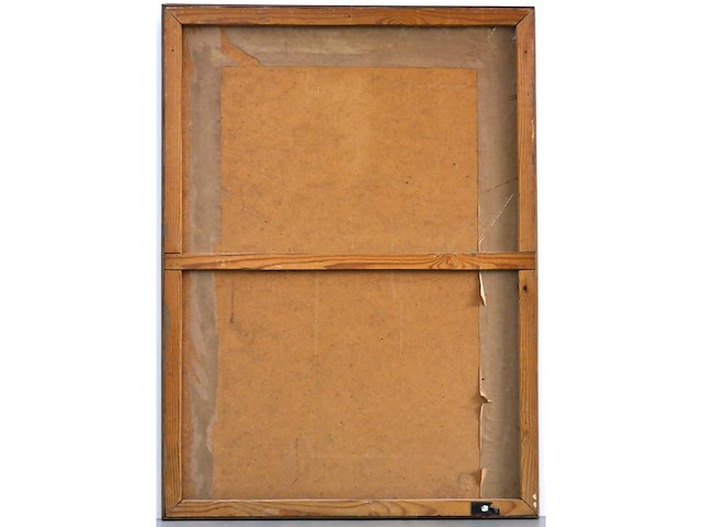 Pol liard - naakt in de rode stad - olie op paneel - 90x70 cm - afbeelding 9 van  9