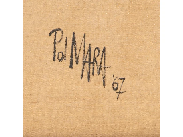 Pol mara (1920-1998), 'le tremplin', 1967, oil on canvas 196 x 132 cm. (77.17 x 51.96 in.), frame: 201 x 137 cm. (79.12 x 53.93 in.) - afbeelding 4 van  5