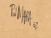 Pol mara (1920-1998), 'le tremplin', 1967, oil on canvas 196 x 132 cm. (77.17 x 51.96 in.), frame: 201 x 137 cm. (79.12 x 53.93 in.) - afbeelding 4 van  5