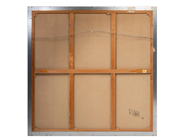 Pol mara (1920-1998), 'to become very still...', 1978, oil on canvas 162 x 162 cm. (63.78 x 63.78 in.), frame: 167 x 167 cm. (65 3/4 x 65 3/4 in.) - afbeelding 3 van  5