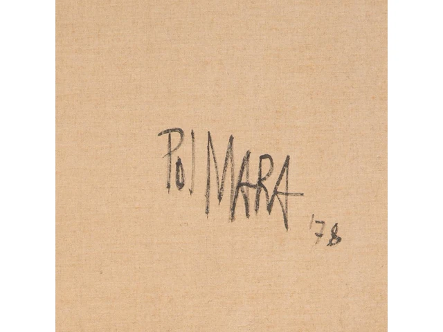 Pol mara (1920-1998), 'to become very still...', 1978, oil on canvas 162 x 162 cm. (63.78 x 63.78 in.), frame: 167 x 167 cm. (65 3/4 x 65 3/4 in.) - afbeelding 4 van  5