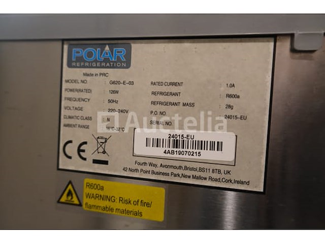Polaire koeling g620 ijsmachine - afbeelding 4 van  5