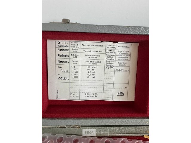 Polaire planimeter - afbeelding 3 van  3