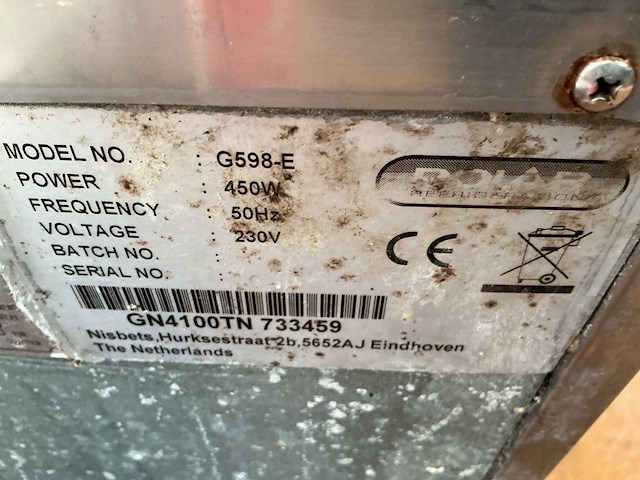 Polar g598-e 4 deuren koelwerkbank - afbeelding 6 van  6