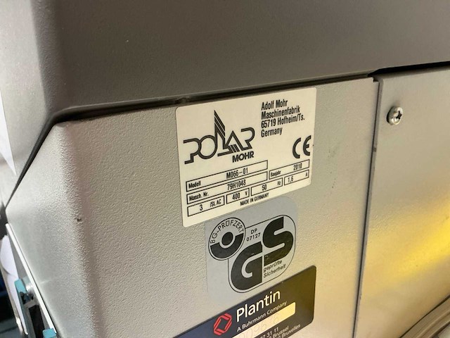 Polar m066-01 papiersnijmachine - afbeelding 11 van  11