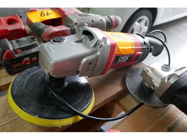 Poliemachine + haakse slijper - afbeelding 1 van  4