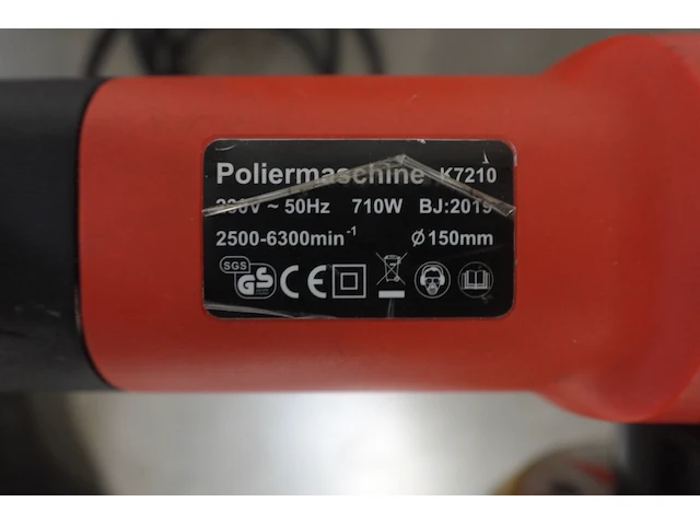 Poliermachine tectake - afbeelding 3 van  4
