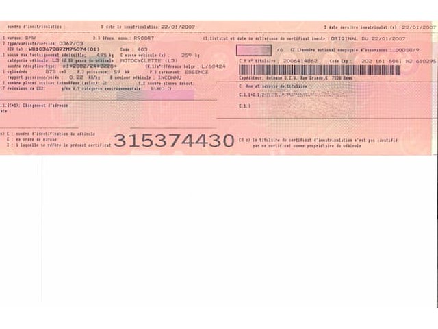 Politiemotorfiets bmw r900rt (2007-96,978 km-vin:wb10367087zm75074) - afbeelding 21 van  28