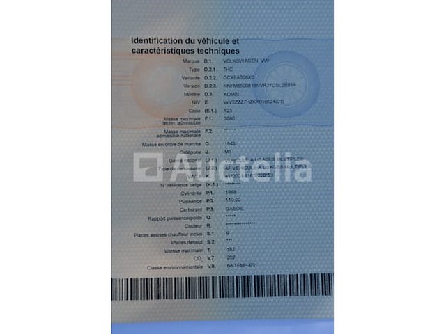 Politievoertuig volkswagen kombi (2019-230,267 km) - afbeelding 41 van  55