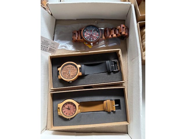 Polshorloges, handtassen, geldbeugels, .. afgewerkt in kurk - afbeelding 12 van  17