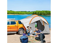 Polyester 3-deurs waterdichte autotent - afbeelding 1 van  5