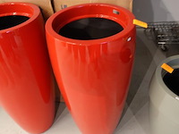 Polyester bloempot dalat met autolak - afbeelding 3 van  6