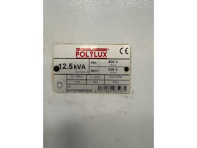 Polylux - transformator - afbeelding 4 van  4