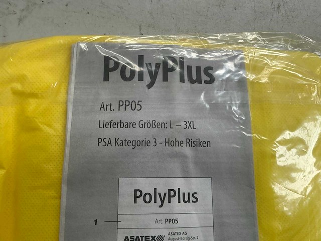 Polyplus pp05 beschermende overall (25x) - afbeelding 2 van  5