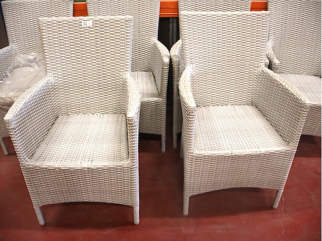 Polyratan tuinstoel (x6) - afbeelding 2 van  5