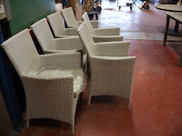 Polyratan tuinstoel (x6) - afbeelding 4 van  5