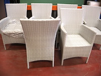 Polyratan tuinstoel (x6) - afbeelding 5 van  5