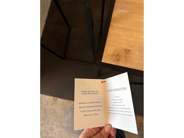 Pomax eszential bijzettafel set - afbeelding 3 van  4