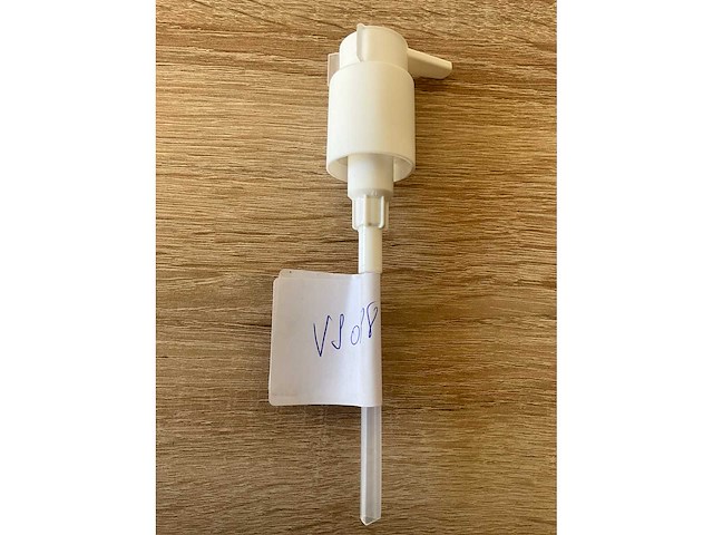 Pomp 24/410mat wit+act.wit lange nozzle+witte.clip 1000mcl pomp (18096x) - afbeelding 4 van  4