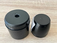 Pomp + cap shiny black voor prodigio 100ml (transp. nozzle) (3610x) - afbeelding 2 van  5