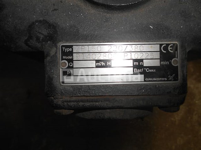 Pomp met motor grundfos - afbeelding 4 van  4