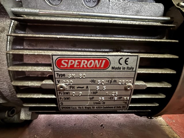 Pomp speroni voor lpg tanks leeg te trekken - afbeelding 4 van  4