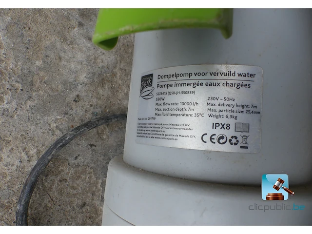 Pomp voor vervuild water - afbeelding 5 van  5
