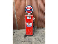 Pompe à essence gulf gasboy américaine patine d’origine - other home accessories - afbeelding 6 van  6