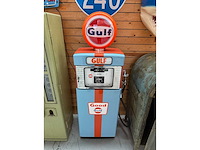 Pompe à essence gulf wayne 505 restaurée de 1955 - other home accessories - afbeelding 3 van  7