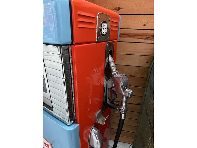 Pompe à essence gulf wayne 505 restaurée de 1955 - other home accessories - afbeelding 6 van  7