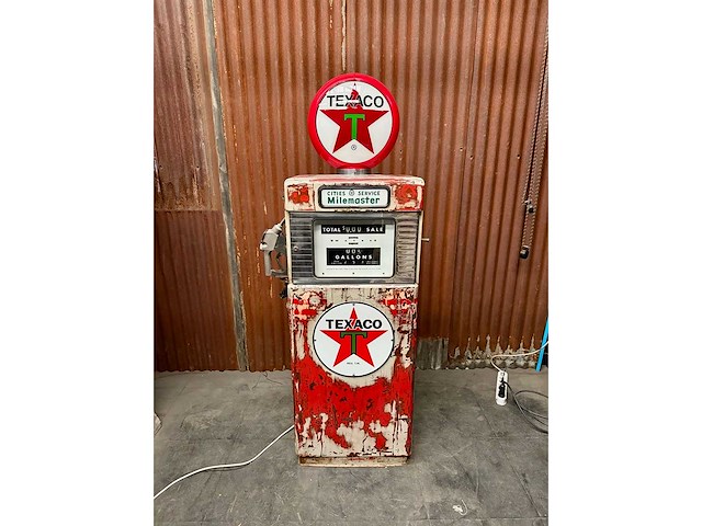 Pompe à essence texaco wayne 500 patine d’origine - other home accessories - afbeelding 1 van  8