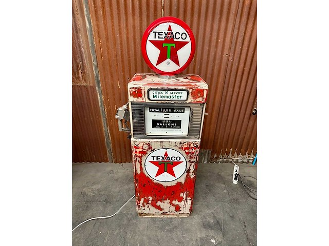 Pompe à essence texaco wayne 500 patine d’origine - other home accessories - afbeelding 2 van  8