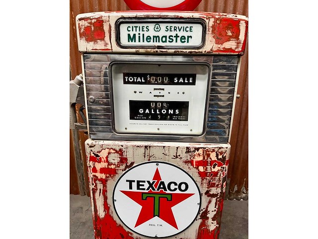 Pompe à essence texaco wayne 500 patine d’origine - other home accessories - afbeelding 6 van  8