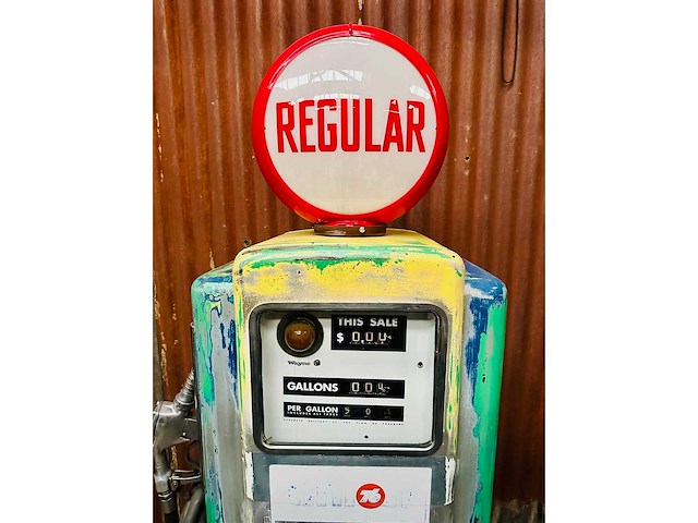 Pompe à essence union 76 wayne de 1948 patine d’origine - other home accessories - afbeelding 4 van  6