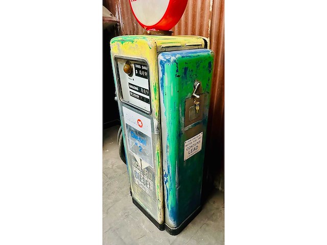 Pompe à essence union 76 wayne de 1948 patine d’origine - other home accessories - afbeelding 6 van  6