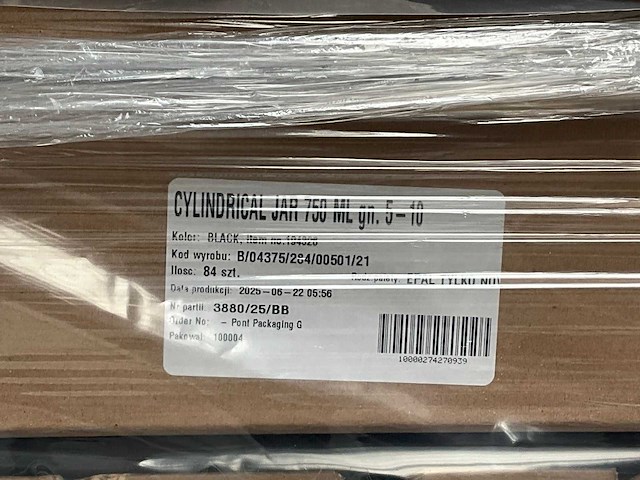 Pont cylindrical jar 750ml gn.5-10 pot (2268x) - afbeelding 3 van  6