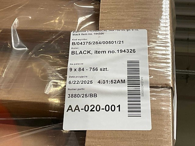 Pont cylindrical jar 750ml gn.5-10 pot (2268x) - afbeelding 6 van  6