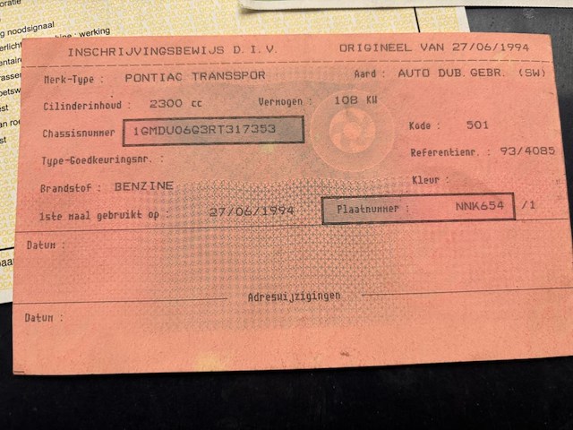 Pontiac transspor, 1994 - afbeelding 10 van  13