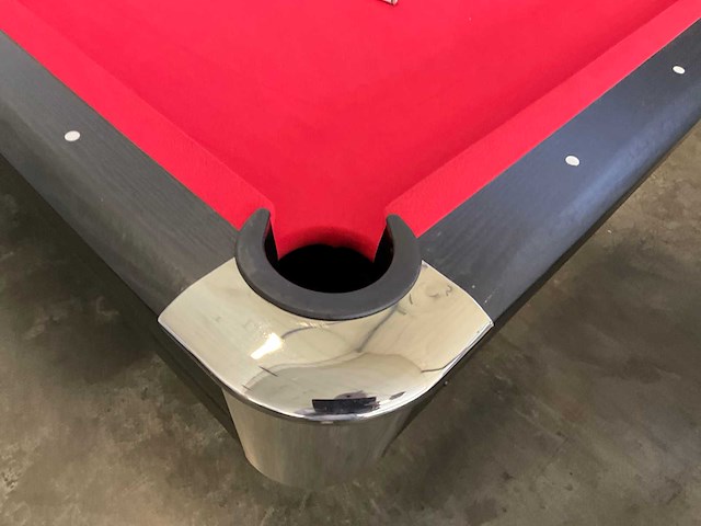 Pooltafel competition 7ft zwart - afbeelding 2 van  6