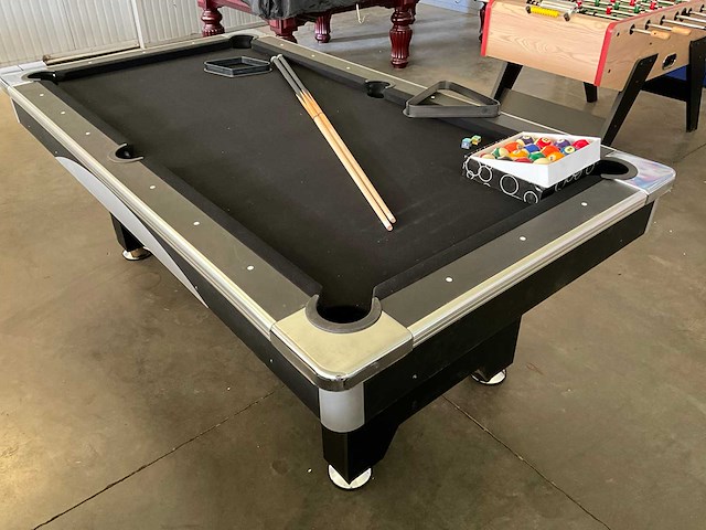Pooltafel detroit 7ft zwart - ongebruikt - afbeelding 1 van  7