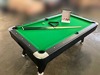 Pooltafel groen - chroom - ongebruikt - afbeelding 7 van  13