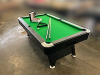 Pooltafel groen - chroom - ongebruikt - afbeelding 12 van  13