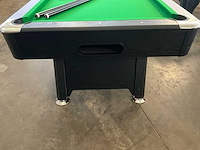Pooltafel groen - chroom - ongebruikt - afbeelding 13 van  13
