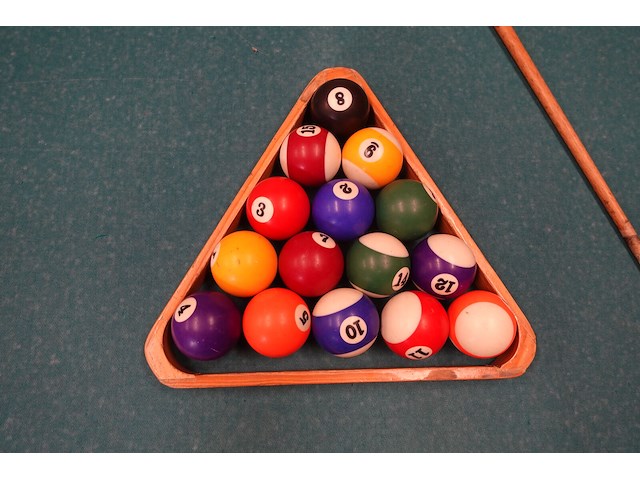 Pooltafel toptable + toebehoren - afbeelding 3 van  9