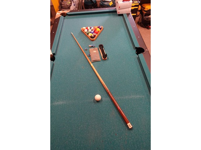Pooltafel toptable + toebehoren - afbeelding 9 van  9