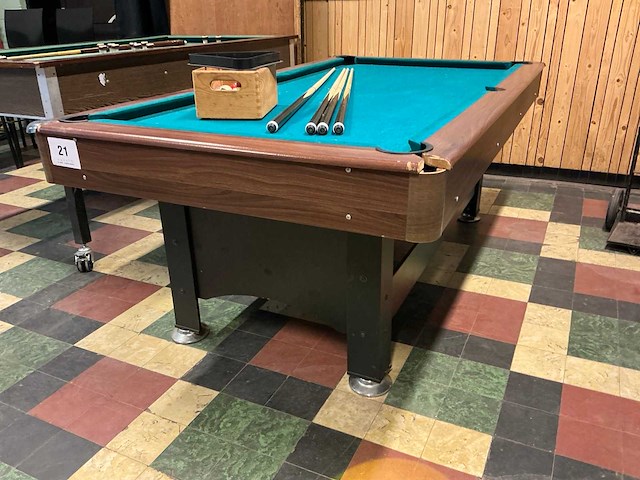 Pooltafel - afbeelding 1 van  4