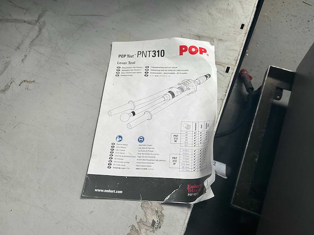 Pop nut pnt310 blindklinktang - afbeelding 6 van  7