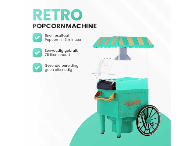 Popcorn machine / popcornmaker - afbeelding 2 van  5