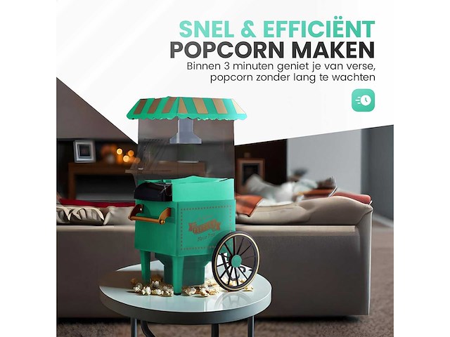 Popcorn machine / popcornmaker - afbeelding 4 van  5