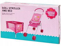 Poppen buggy en bedje - afbeelding 1 van  2